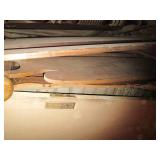 2 Vintage solid wood bed frames...