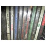 Crate and box full of CDs and other...