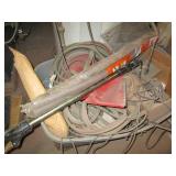 Foam pipe insulation, Cutting torch...