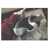 "O" VR headset with charger and con...