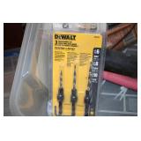 Ziploc storage tote with Dewalt tou...