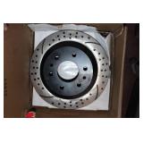 Set of rear disc brake rotors for 2...