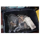 4-heavy duty covered totes containi...