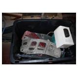 4-heavy duty covered totes containi...