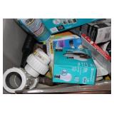 Large tote containing misc home imp...