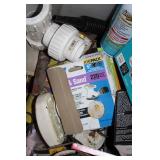 Large tote containing misc home imp...