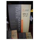 Sublimation Tumblers and Paper in a...