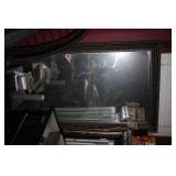 Large mirror with Ornately Carved w...