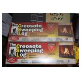 2-Boxes Creosote Sweeping Logs...