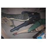 Variety of soft sided rifle cases a...