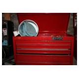 Husky metal 4-drawer flip top tool ...