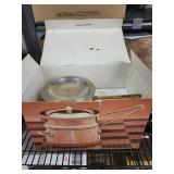 Copper Double Boiler with Ceramic Insert - Pot & Lid