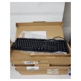 Dell Keyboard lot of 8 - Black USB Full-Size With Numpad