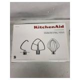 KitchenAid Stand Mixer Attachments - 3-Piece Set includes 1 Stainless Steel and Two Coated Mixer Attachements