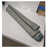 COCOPLOCEUS Decorative Rug Runner & Cushions Set - Blue/Beige Textiles