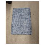 COCOPLOCEUS Decorative Rug Runner & Cushions Set - Blue/Beige Textiles