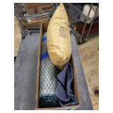 COCOPLOCEUS Decorative Rug Runner & Cushions Set - Blue/Beige Textiles