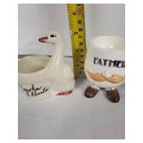 Vintage Ceramic Egg Cups Set of 5 - Assorted Styles