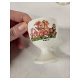 Vintage Ceramic Egg Cups Set of 5 - Assorted Styles