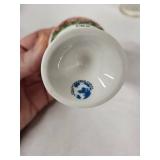 Vintage Ceramic Egg Cups Set of 5 - Assorted Styles