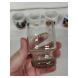 Vintage Travel Egg Cups - Mazatlan, New Ulm & Ginger Designs (Lot of 5)