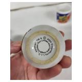 Vintage Travel Egg Cups - Mazatlan, New Ulm & Ginger Designs (Lot of 5)