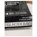 Glacier Bay - Stainless Steel Single Handle Spring Neck Kitchen Faucet