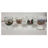 KLEIBER Bavaria Egg Cups - Vintage Set of Four (Lot of 4)