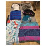 Hats, Beanie & Beret with Scarves & Throws - Floral Embroidery & Knit Textures