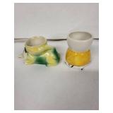 Carlton Ware Vintage Egg Cups - Assorted Animal Shapes, Set of 6, Made in England