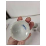 Vintage Bunny Egg Cups - Porcelain Set (Lot of 4)