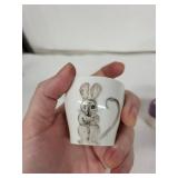 Vintage Bunny Egg Cups - Porcelain Set (Lot of 4)