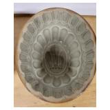 Vintage Stoneware Jelly Molds - Set of 4 Floral & Shell Designs