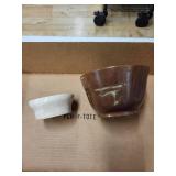 Vintage Stoneware Jelly Molds - Set of 4 Floral & Shell Designs