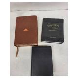Jesus Calling Note-Taking Edition; ESV Study Bible; The Lutheran Study Bible (Lot of 3)
