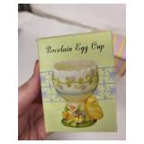 Porcelain Egg Cups (Lot of 4) - Vintage Floral Decor With Duck Figures