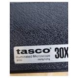 DEXTER Mat Cutter with Box - Tasco 30X Illuminated Microscope - US Army Binoculars in Leather Case