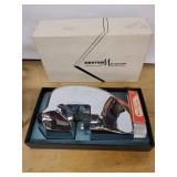 DEXTER Mat Cutter with Box - Tasco 30X Illuminated Microscope - US Army Binoculars in Leather Case