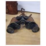 DEXTER Mat Cutter with Box - Tasco 30X Illuminated Microscope - US Army Binoculars in Leather Case