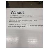 Kohler Windet 3-in-1 Multifunction Shower System Matte Black