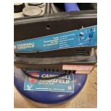 Campbell Hausfeld 4-Gallon Air Compressor 125 PSI with Yellow Coil Hose