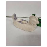 Duck-Shaped Egg Cups (Lot of 2) - Vintage Ceramic Egg Holders