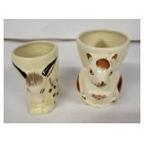 Vintage Animal Ceramic Egg Cups (Lot of 2) - Made in England