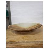 Charles Halling Potter Ceramic Bowl - Signed Studio Pottery, 15 in Diameter