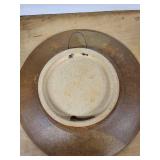 Charles Halling Potter Ceramic Bowl - Signed Studio Pottery, 15 in Diameter