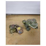 Frog Figurines - Ceramic, Glass & Metal Decor - Assorted Sizes