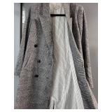 Nili Lotan Glen Plaid Wool Coat - Double-Breasted Long Overcoat (Women)