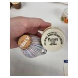 Palissy England Egg Cups - Vintage 6pc Assorted Floral & Cottage Motifs