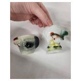 Vintage Ceramic Egg Cups - Chicken & Hen Figurines, Assorted Styles