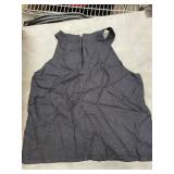 Ann Taylor Petite Palm-Tree Embroidered Top (8P) & Abstract Print Maxi Dress (10P)